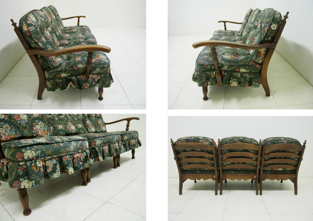 ◇飛騨産業◇キツツキ◇穂高シリーズ◇3人掛けソファ◇ナラ材◇