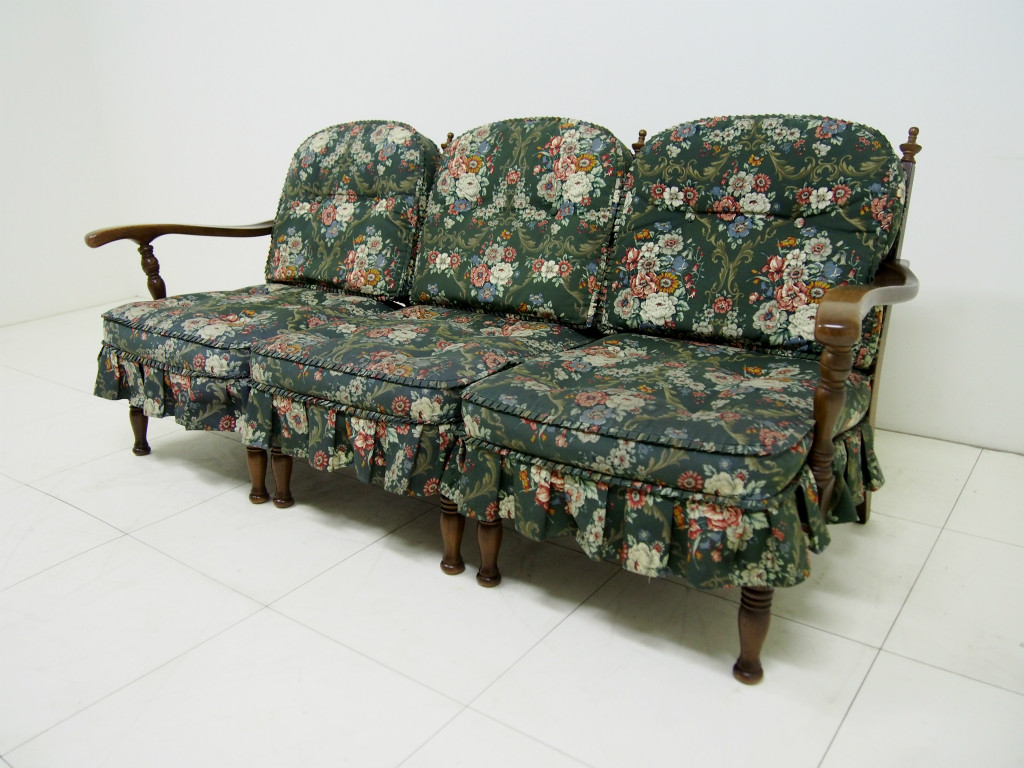 ◇飛騨産業◇キツツキ◇穂高シリーズ◇3人掛けソファ◇ナラ材◇