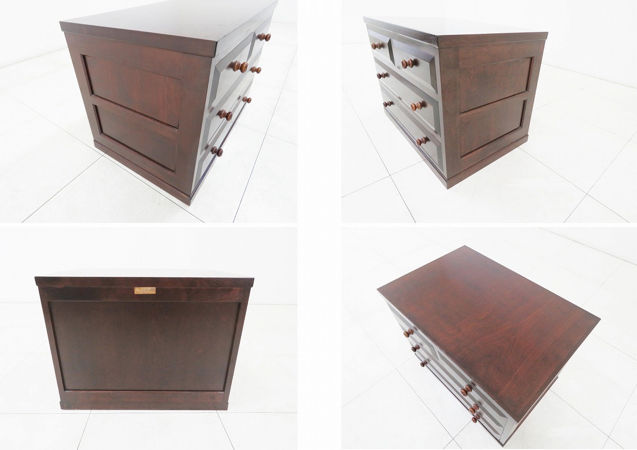 □松本民芸家具□チェスト□サイドテーブル 整理箱□ミズメザクラ 無垢