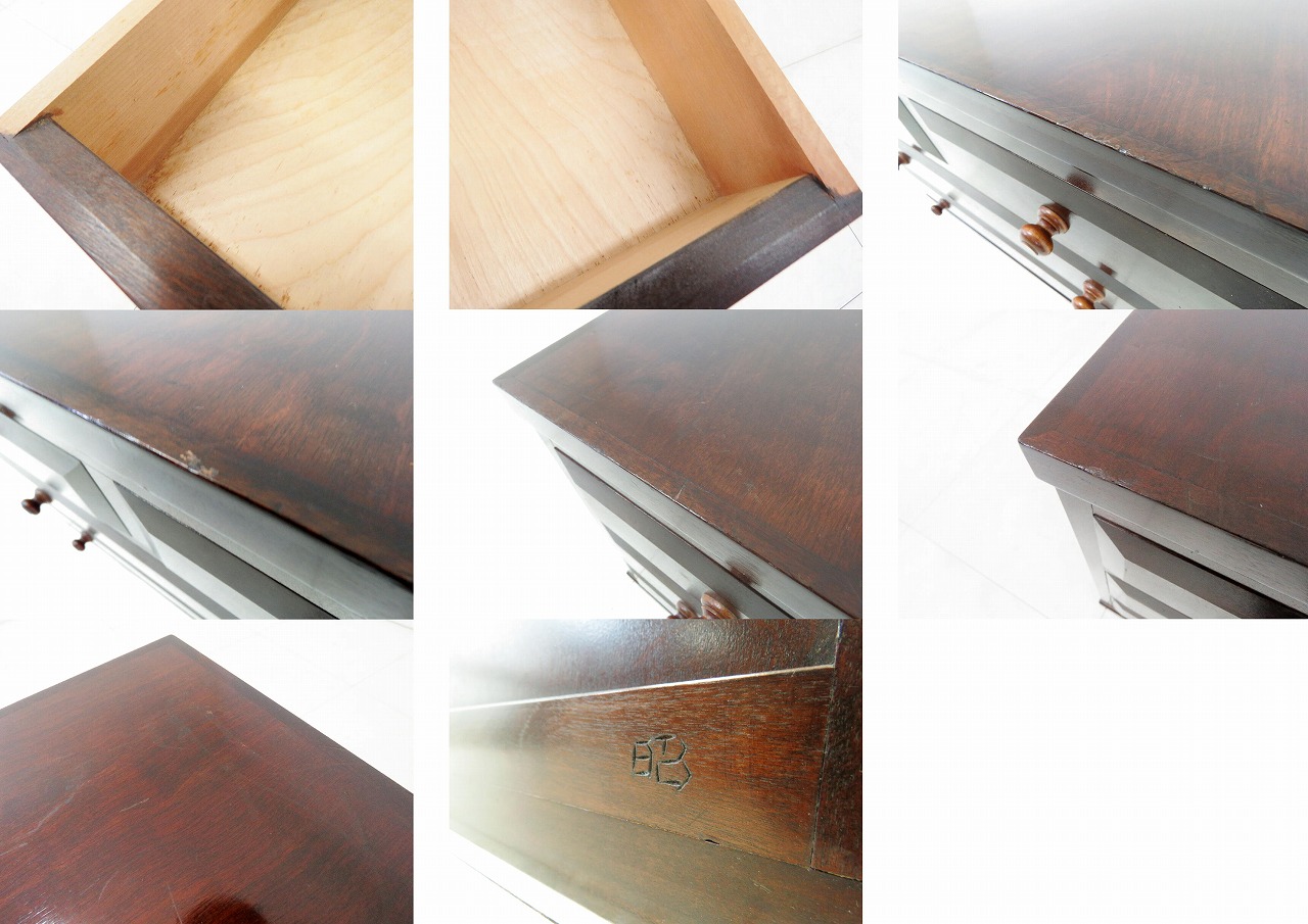 □松本民芸家具□チェスト□サイドテーブル 整理箱□ミズメザクラ 無垢