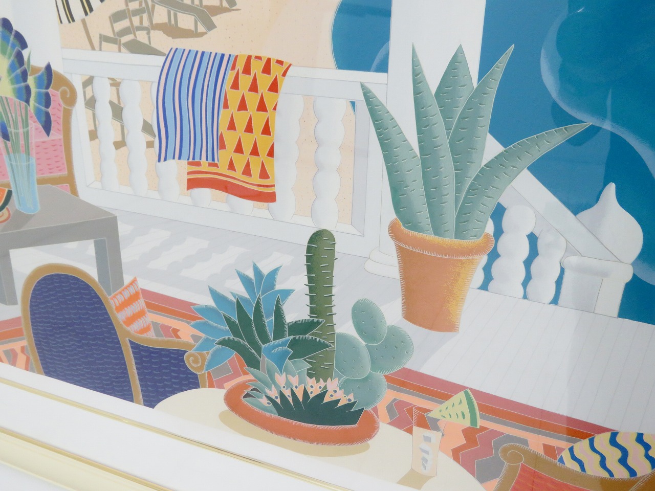 □トーマス・マックナイト シルクスクリーン Sandy Point サンデー