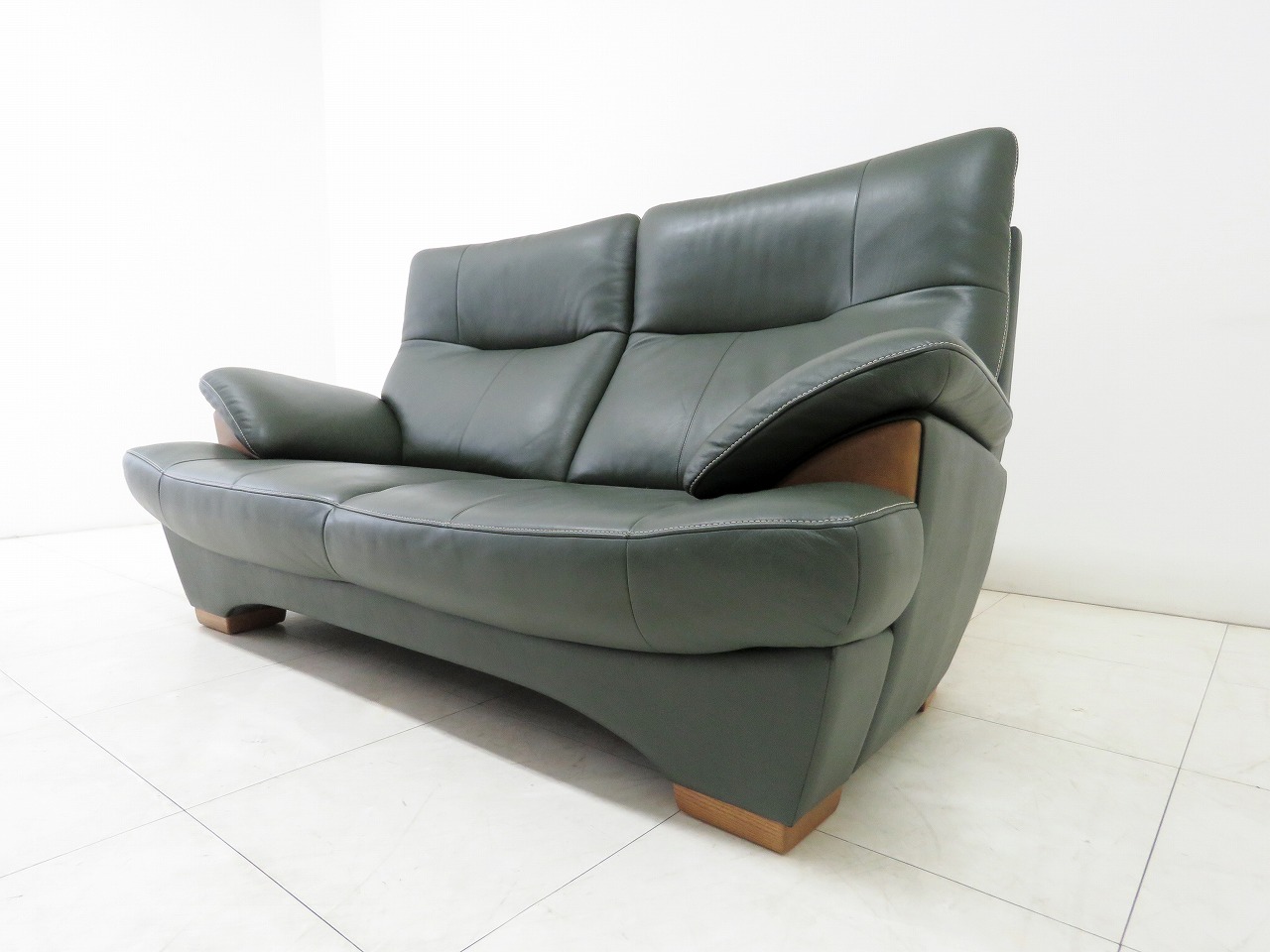 ☆美品☆□karimoku カリモク□chitano チターノ□ブルックス 2人掛け