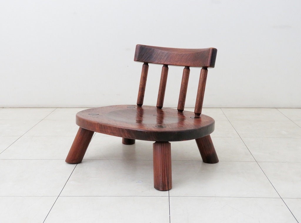 矢澤金太郎 あぐら椅子 桧 無垢材 指物家具 木工作家 チェア 低座椅子