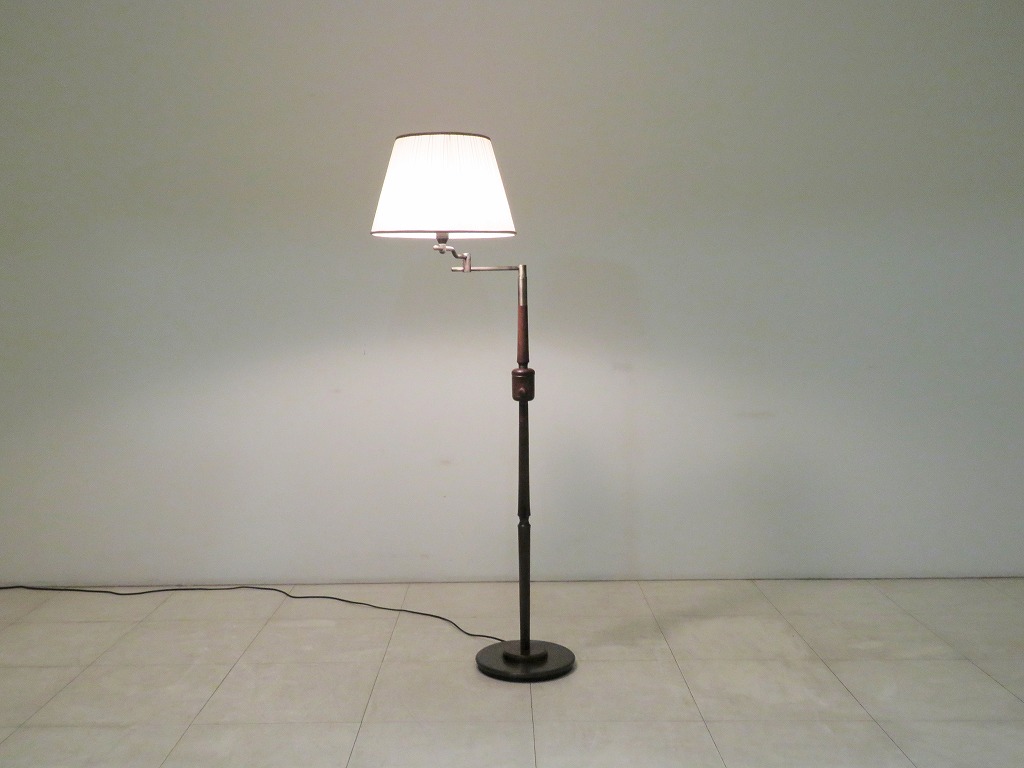 児玉電器製作所 フロアスタンド 照明 ヴィンテージ アーム可動式 調光 検池田 児玉電器製作所 フロアスタンド 照明 ランプ ヴィンテージ クラシカル